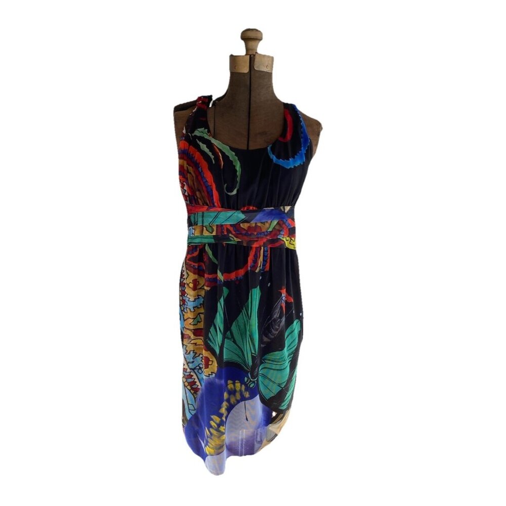 Desigual x Christian Lacroix Multicoloured Tank Dress Large